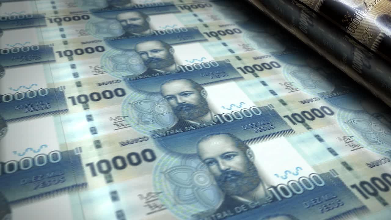 Şili Pezosu para banknotları kesintisiz döngüde basılıyor
