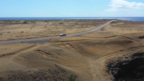 Luftaufnahme-Der-Küstenklippen-Auf-Big-Island,-Hawaii