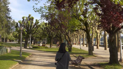 parque manuel braga en coimbra, portugal