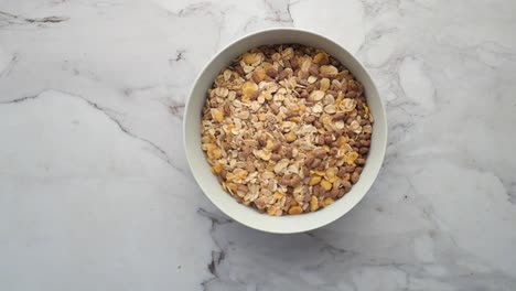 bowl of granola