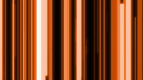 4k glow vertical strip moving abstract background animation seamless loop - orange