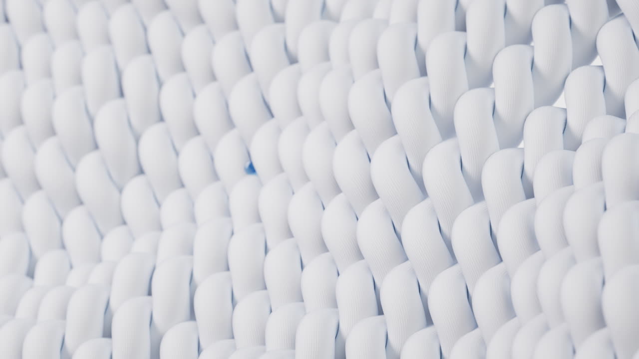 tela de onda con burbuja de agua de limpieza, renderización en 3d.