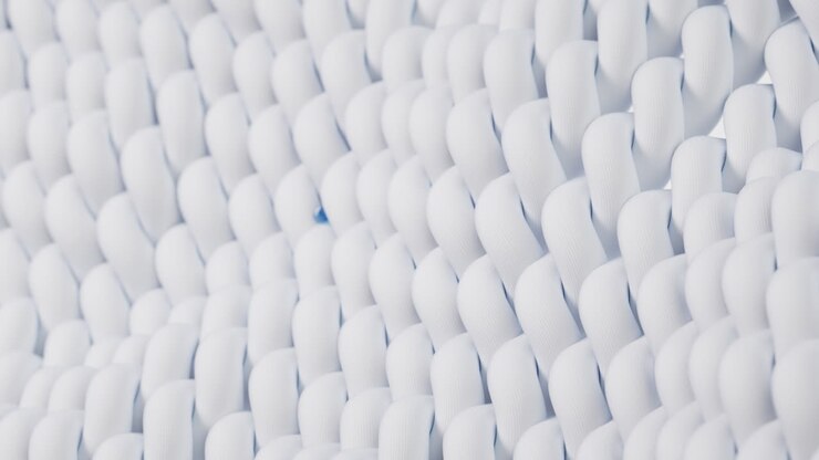 Wave cloth with cleaning water bubble, 3d rendering.