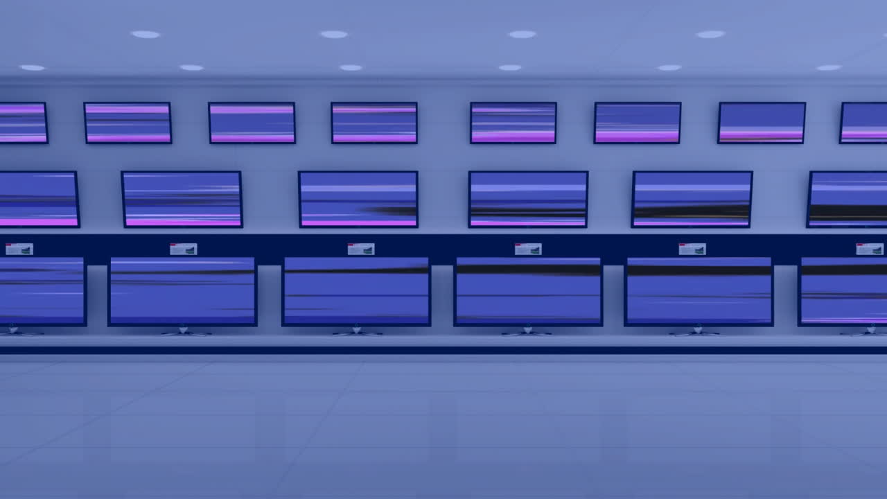 Flat screen televisions on display