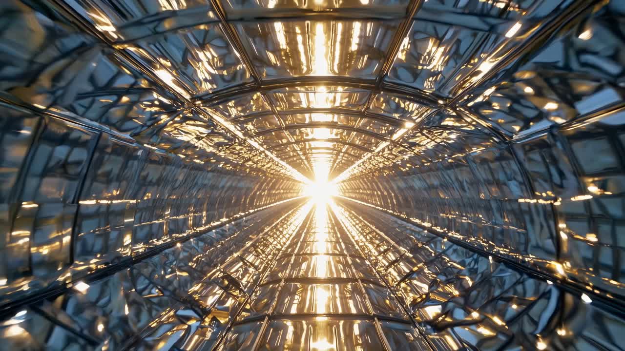 추상적인 빛의 터널