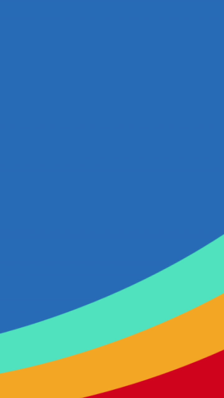 animación de un hombre hablando sobre formas coloridas