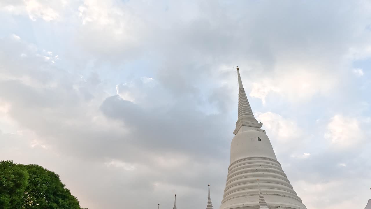 Serene view of temple pagoda and sky