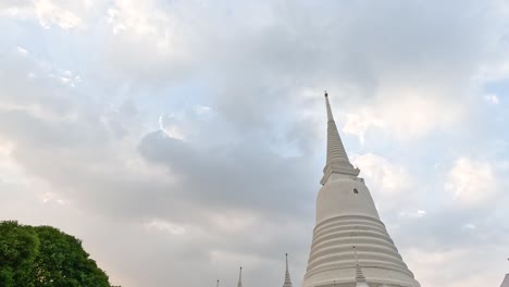 serene view of temple pagoda and sky