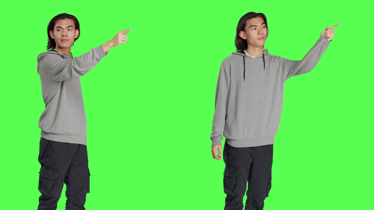 왼쪽 또는 오른쪽 방향을 나타내는 모델