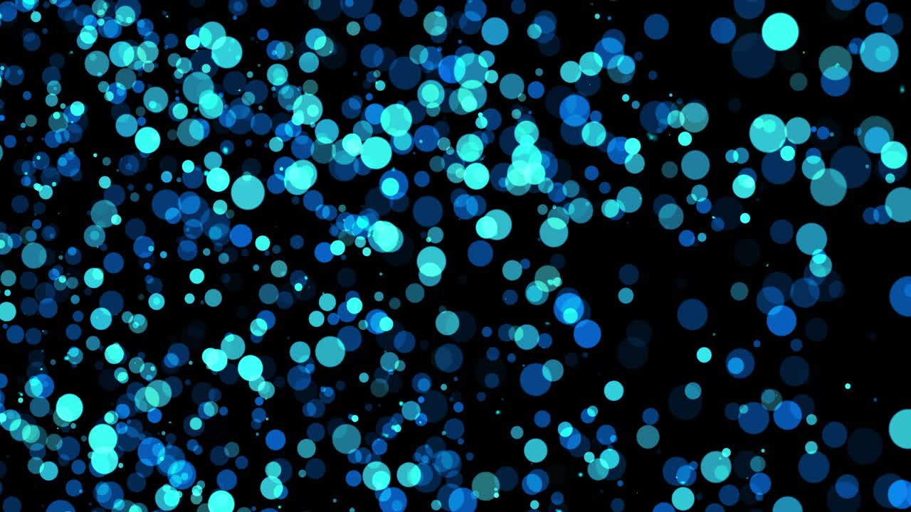 partículas azul bokeh brillo premios polvo bucle de fondo abstracto