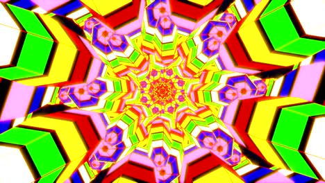 baile de discoteca y fondo de música electrónica. imágenes de bucle sin fisuras. mandala cósmica esotérica.