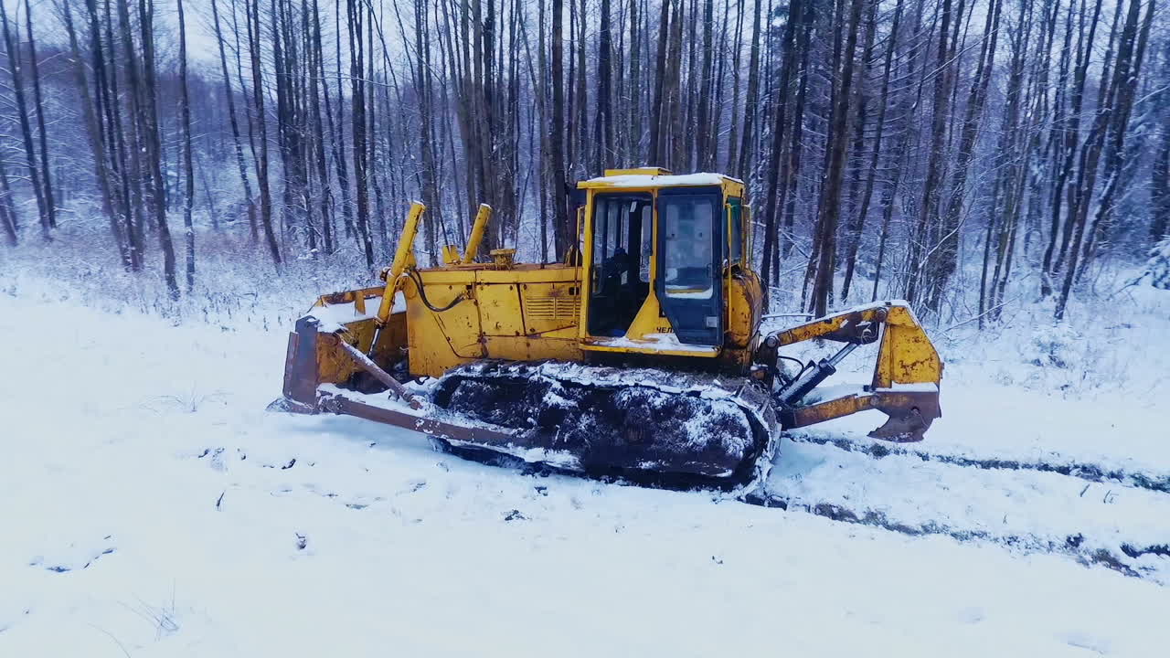무거운 기계. 건설 장비. 광산 장비