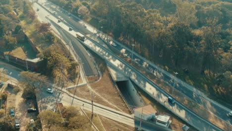 Highway-and-tunnels-with-a-lot-of-traffic-in-Asunción-Paraguay