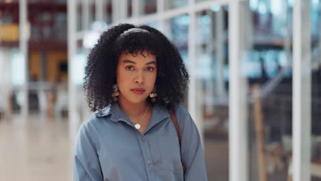 creative black woman, face
