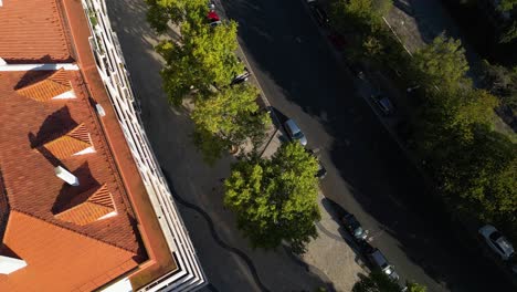 foto de arriba de los edificios de la ciudad de lisboa, capital de portugal