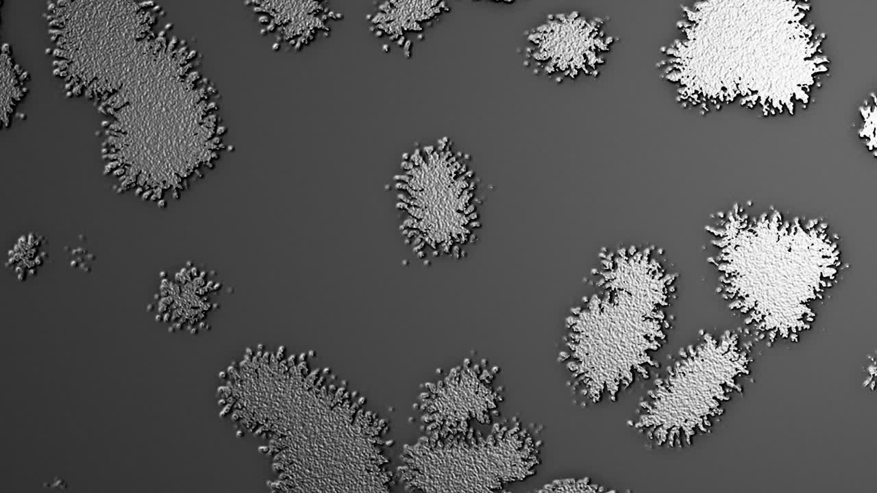 Abstract Background Digital Virus Molecules Greyscale
