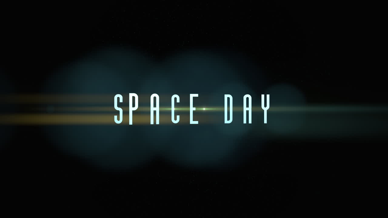 Space Day with fashion light of stars in galaxy