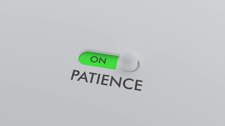 Switching on the PATIENCE switch