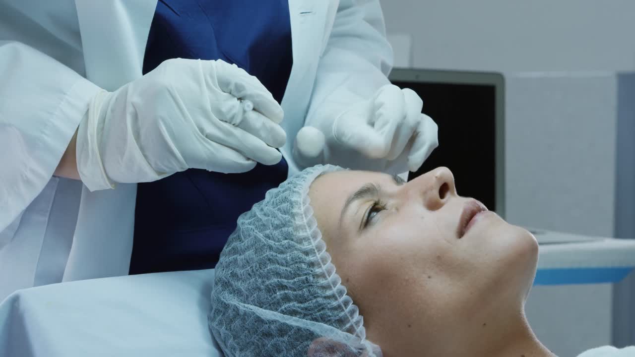 profesional médico en el trabajo