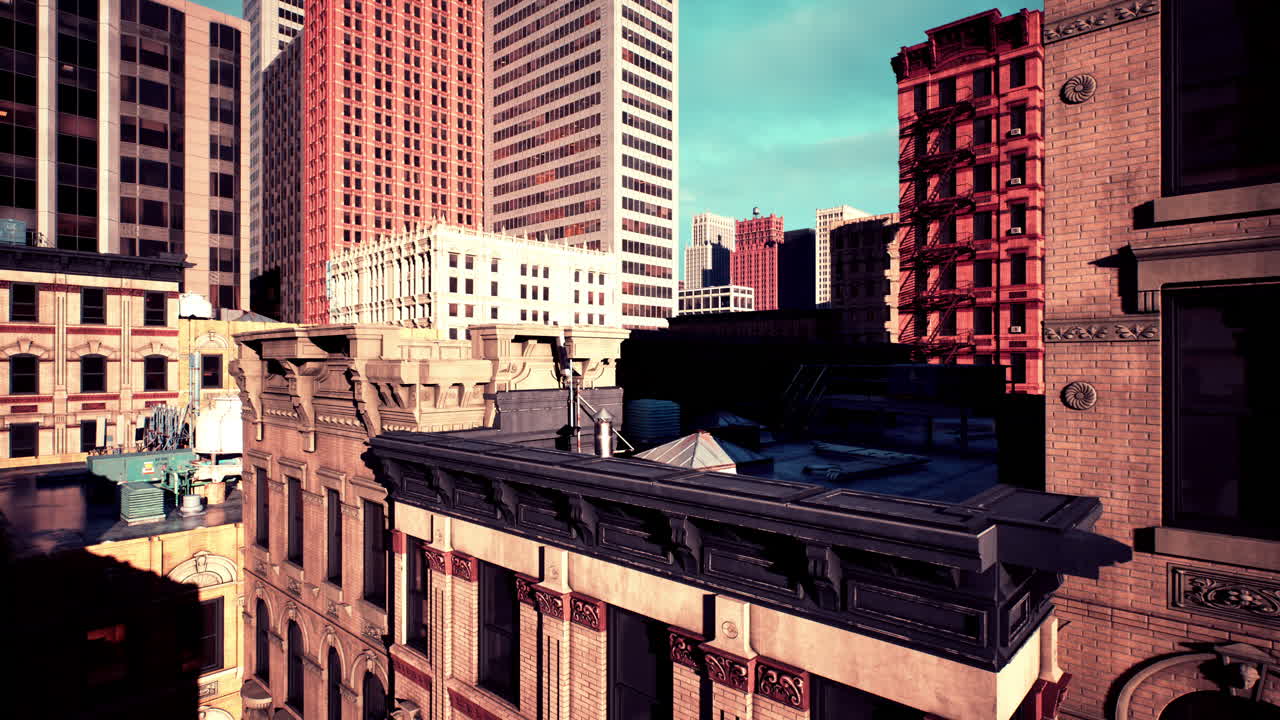 paisaje urbano: una mezcla de arquitectura antigua y nueva