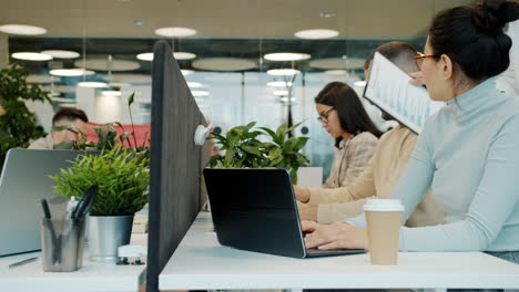 teamwork in the modern office