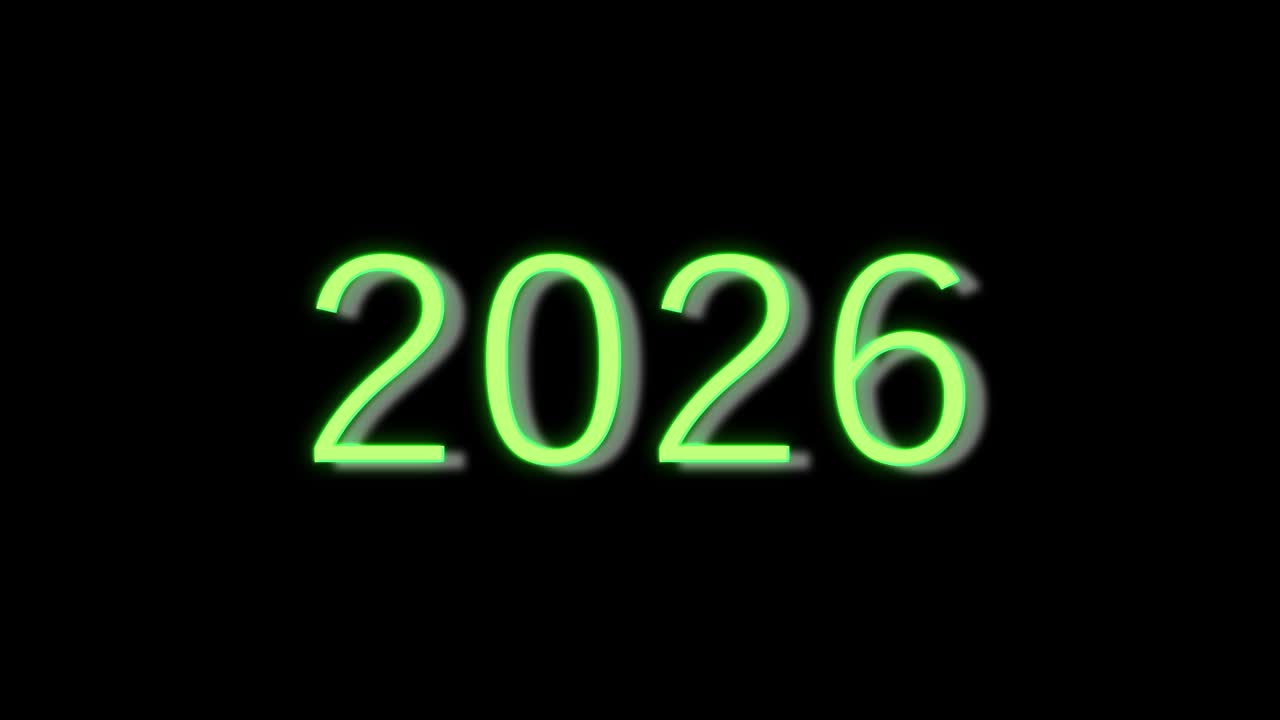 2026 animazione di testo motion graphics