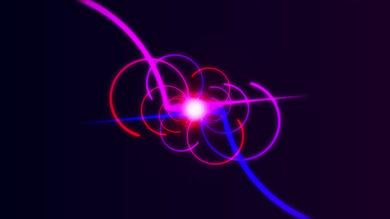 Neon motion background seamless loop