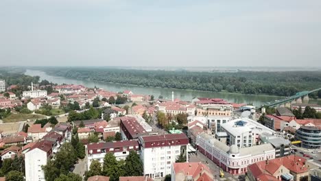 Vista-Aérea-Del-Distrito-De-Brcko,-Bosnia-Y-Herzegovina