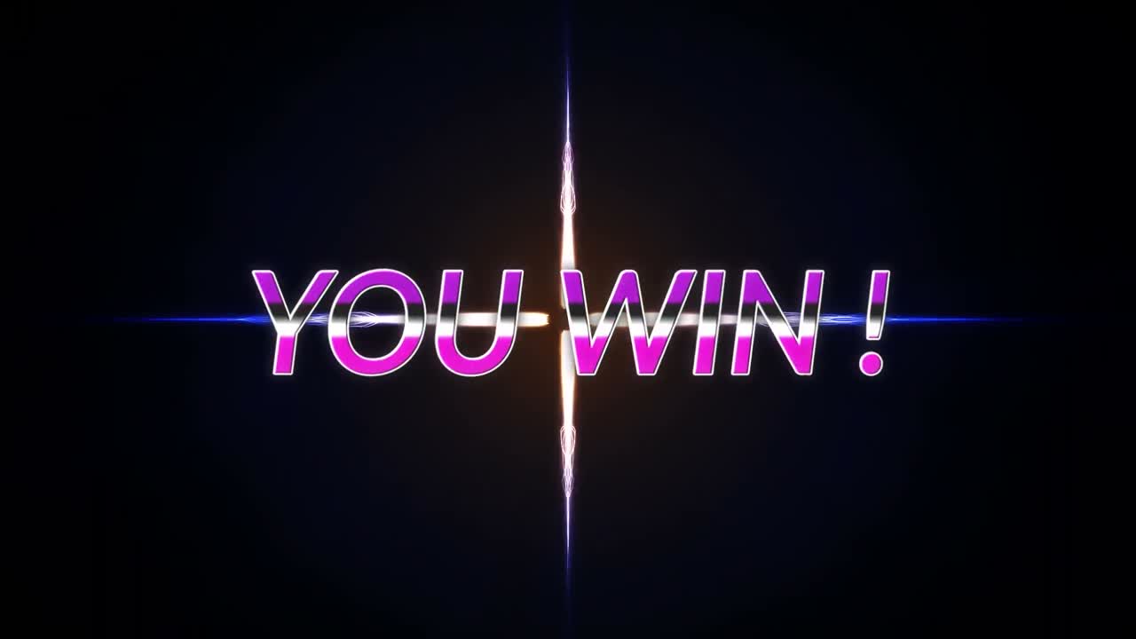 검은 바탕에 텍스트와 십자가를 이기는 애니메이션