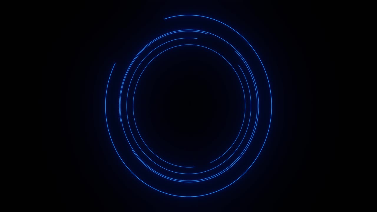 Futuristic scifi circle wave cyberspace wave spiral lines dots digital data flow wire frame