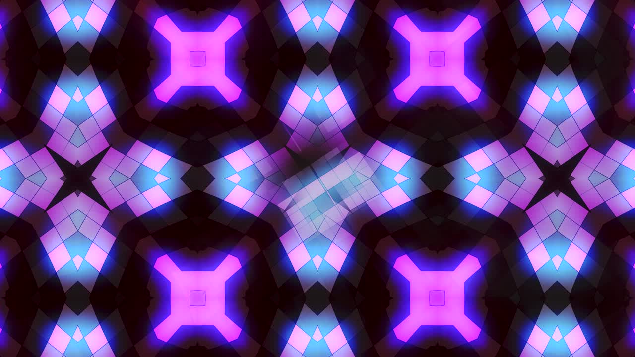 Pohyblivý kaleidoskop. 4K pohybová grafika