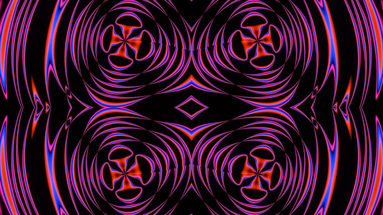 Pulsating neon disco background VJ Loop