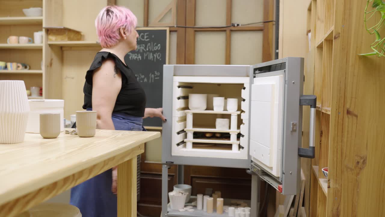 Inside a ceramics studio