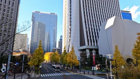 futuristic skyscrapers in cbd financial aera of tokyo, shinjuku