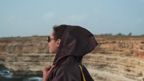 woman enjoying a coastal view