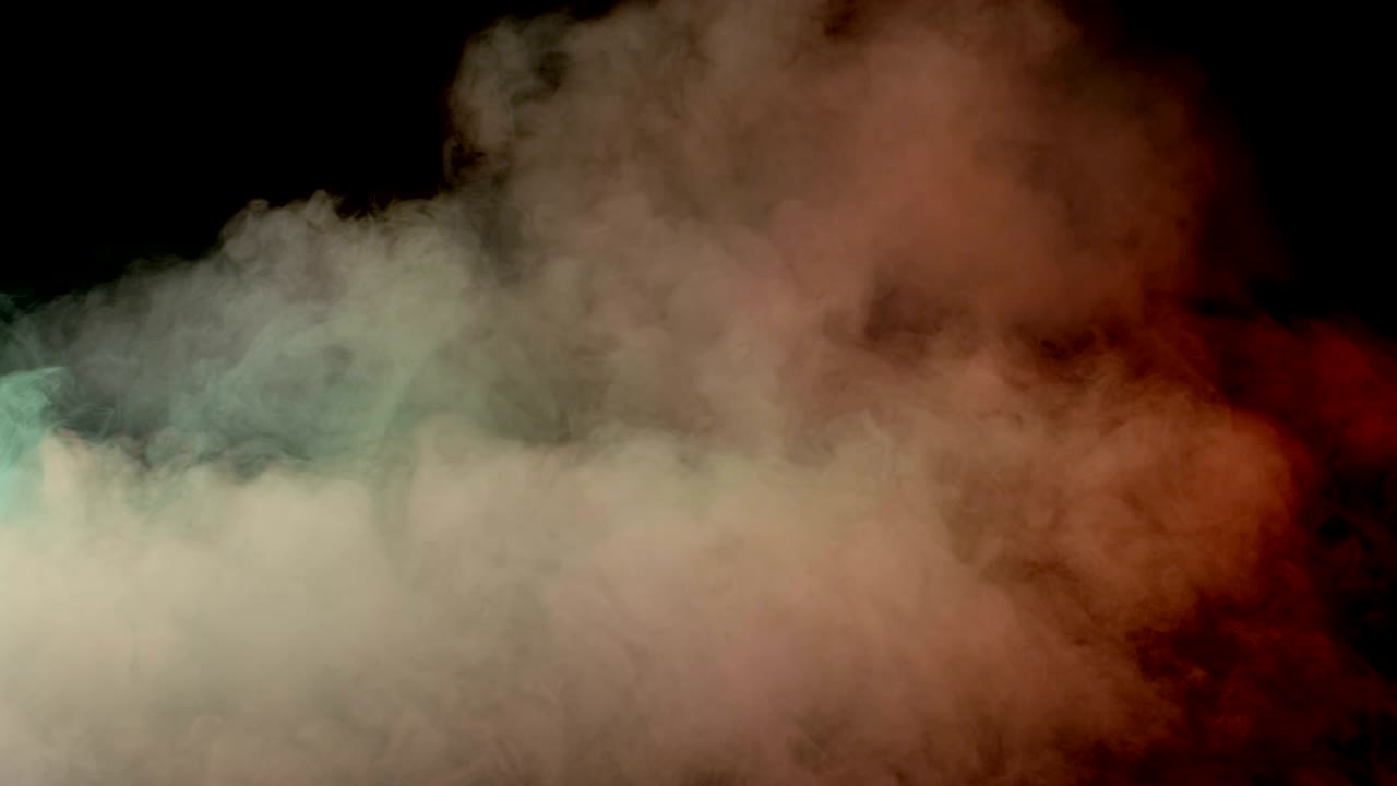 nubes de humo de hielo seco realista