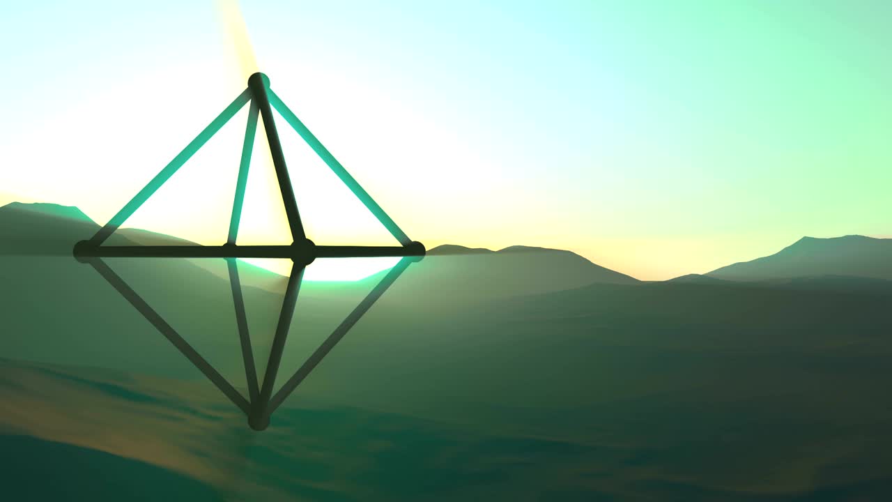 기술 개념 추상적인 배경 - 원활한 루프