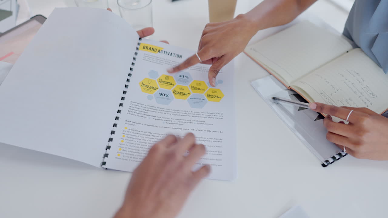 gente de negocios planeando documento en papel