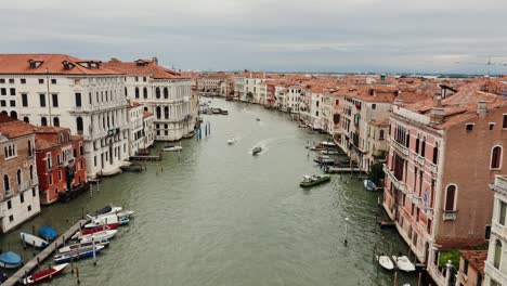 vista aérea del gran canal de venecia