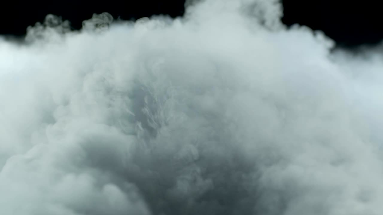 nubes de humo de hielo seco realista