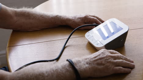 measuring blood pressure
