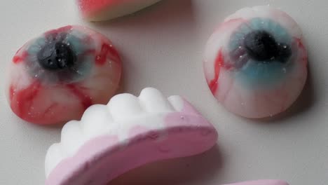 several unique horror themed candies