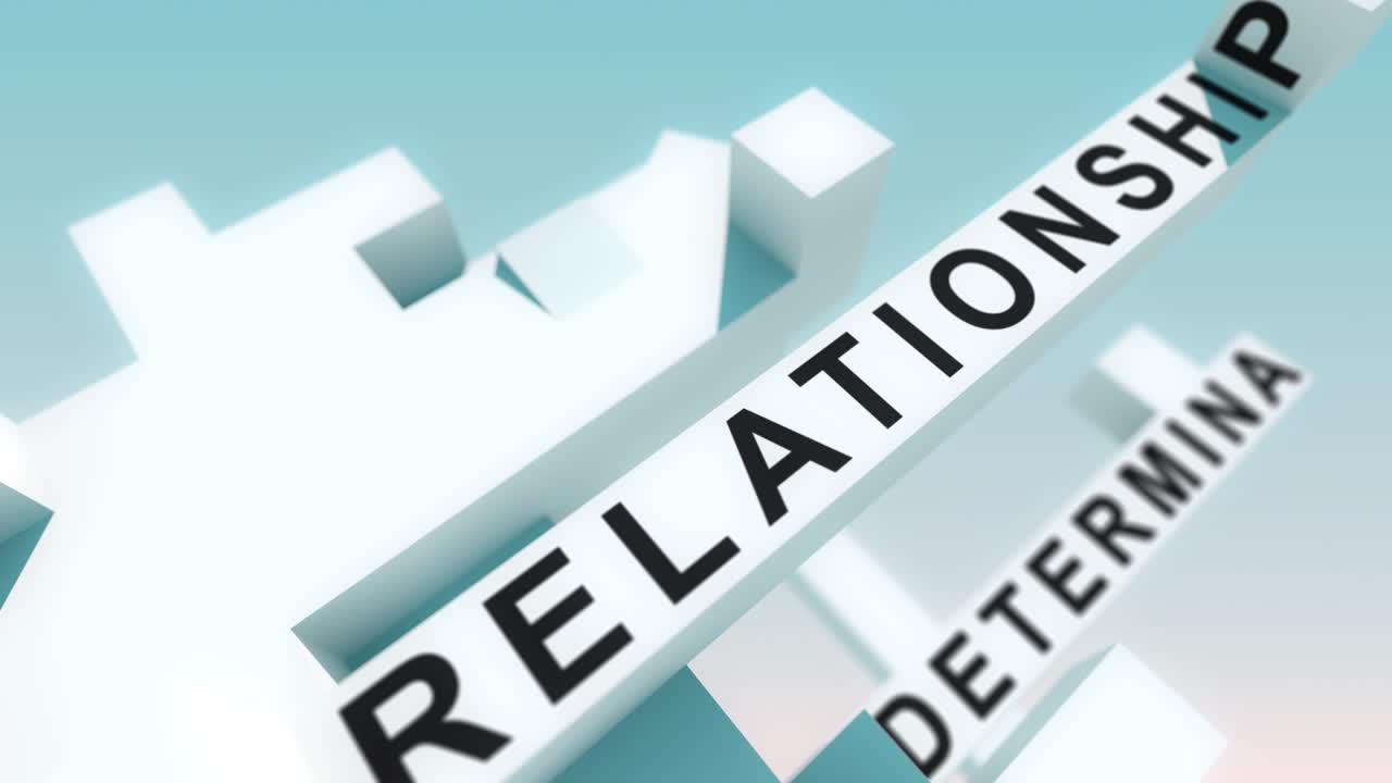 큐브로 애니메이션 된 clv 단어