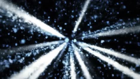 Bright rays of light burst outward in a dark environment, captivating onlookers with a stunning visual experience. The display showcases vibrant colors and patterns that evoke excitement.