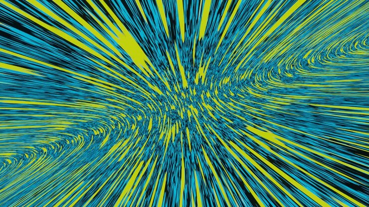 Travel though this science fiction wormhole at warp speed stock video