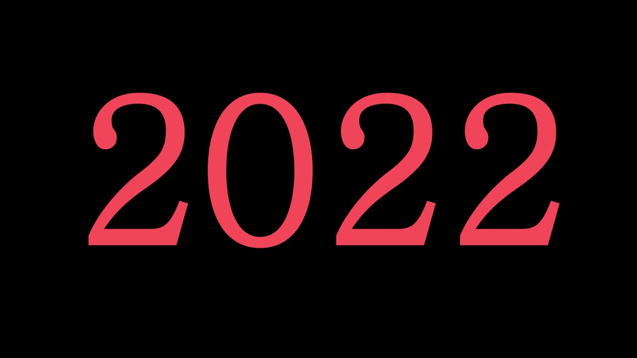 animación de texto y gráficos de movimiento 2022