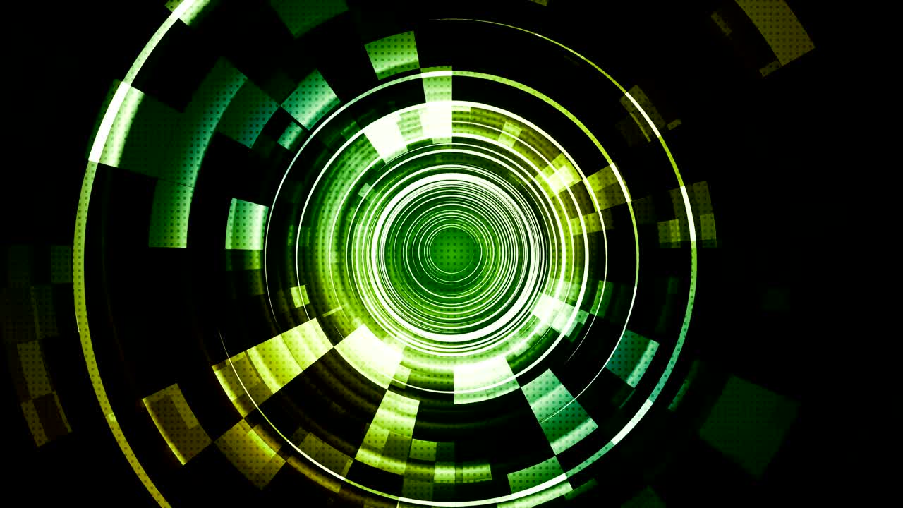 rayas de tecnología espacial de alta tecnología verde