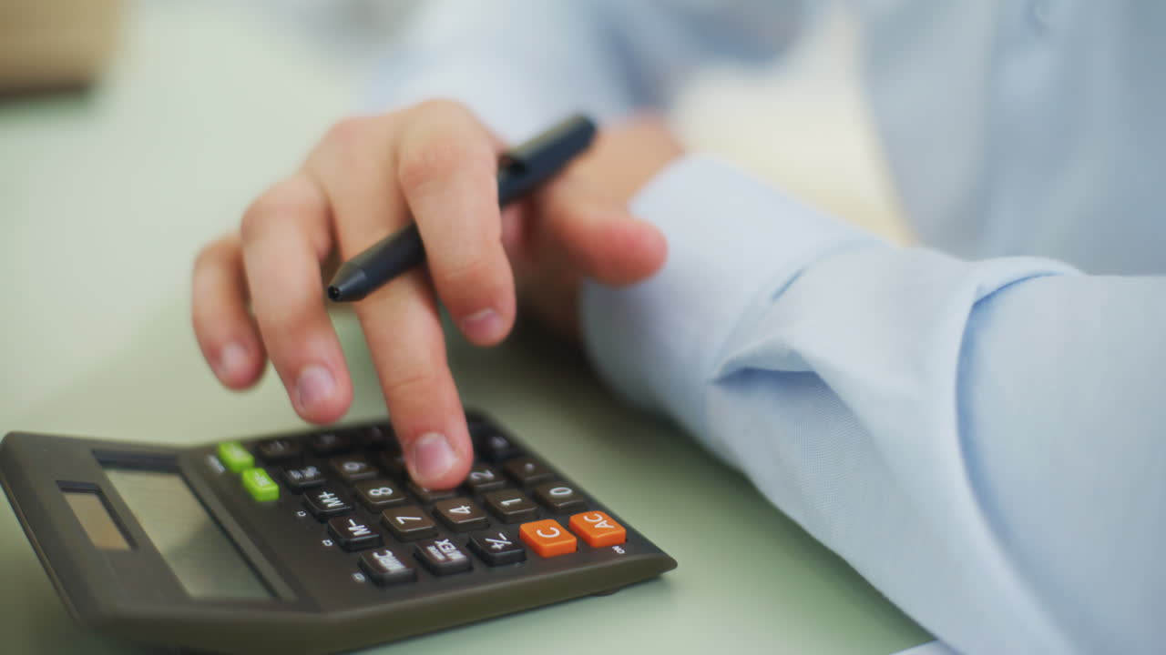 Men Calculate Electricity Costs