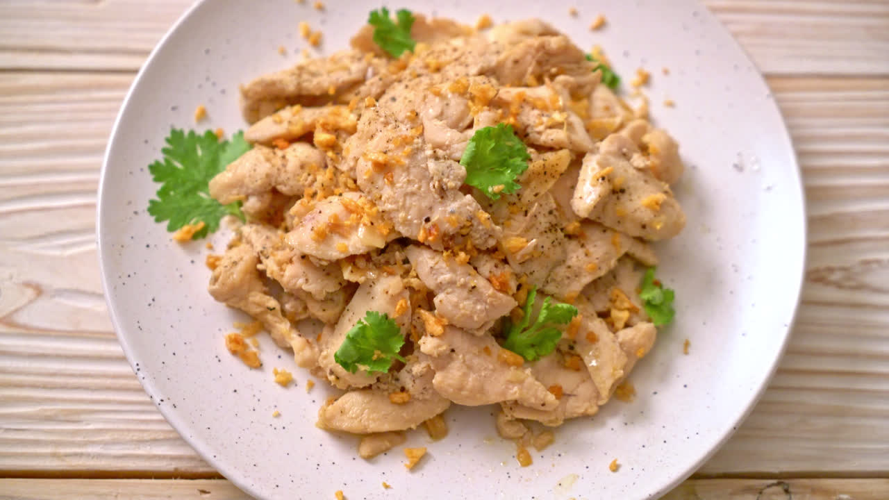 Chicken with garlic