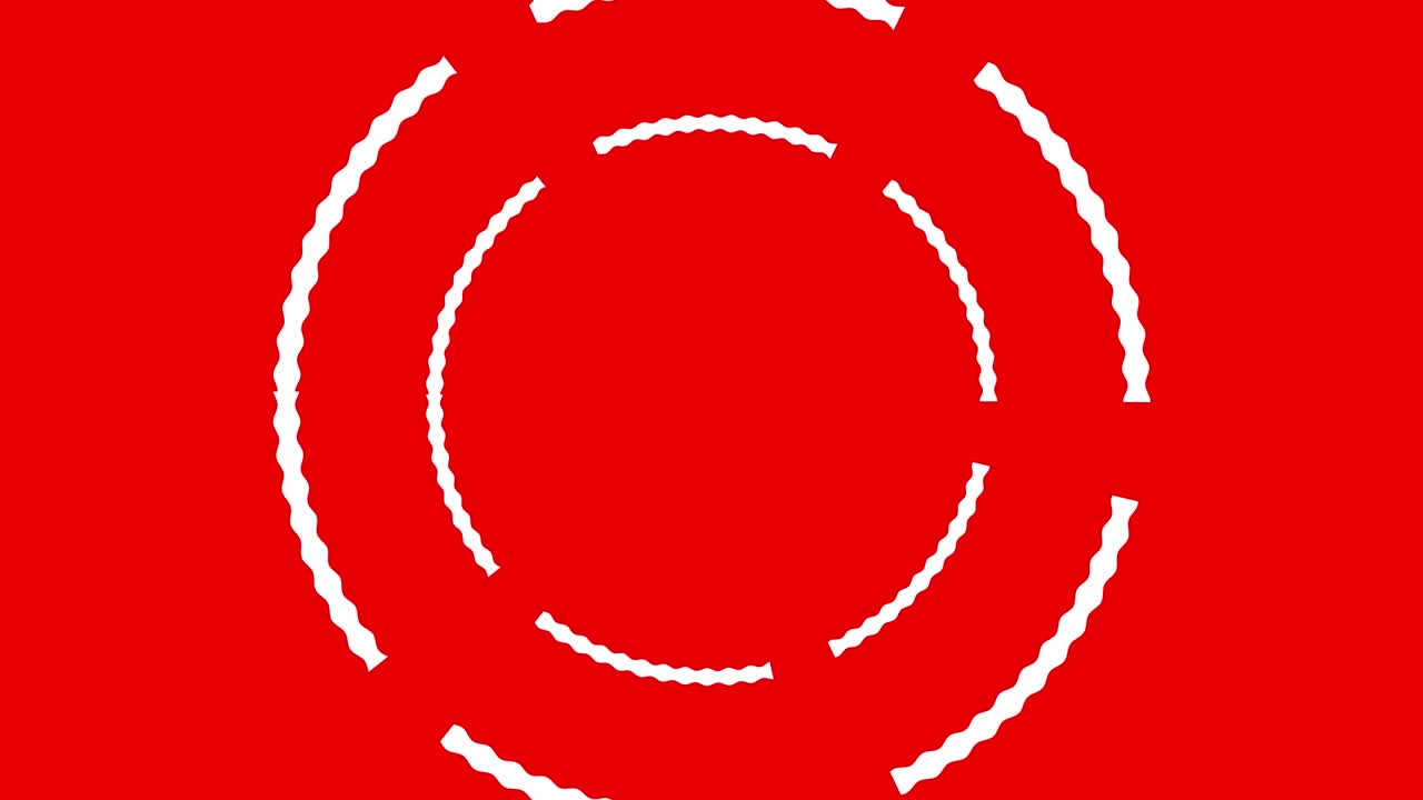 원 회전 스플릿 팝 애니메이션 모션 그래픽